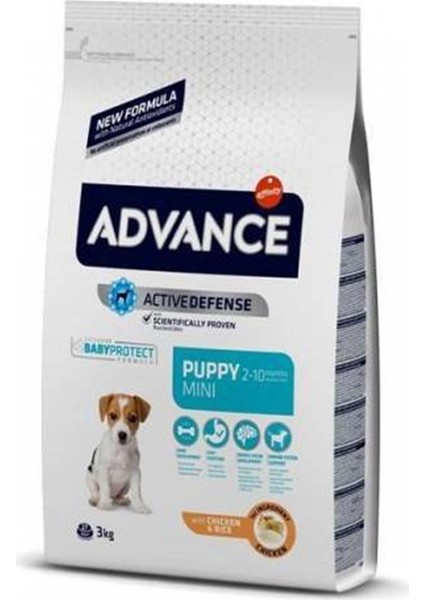 Puppy Protect Tavuklu Küçük Irk Hassas Yavru Köpek Maması 3 kg Idili