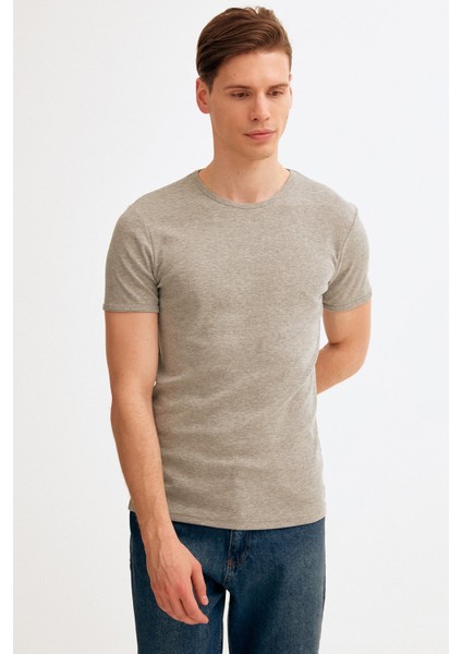 Bisiklet Yaka Basic Tshirt fiyatları