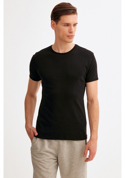 Bisiklet Yaka Basic Tshirt fiyatları