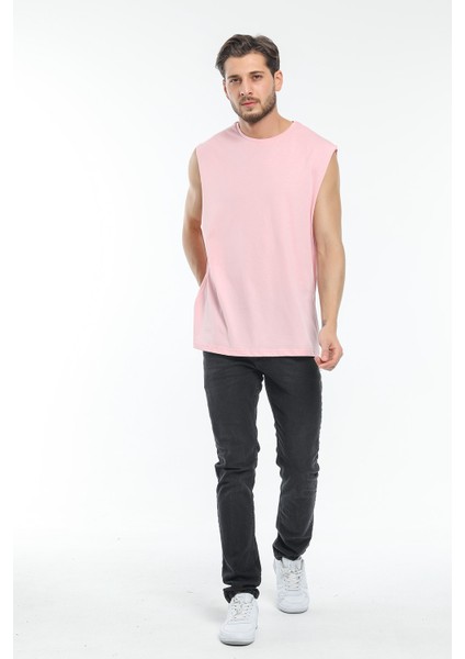 Bisiklet Yaka Kolsuz Tshirt