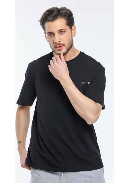 Bisiklet Yaka Air Baskılı Tshirt modelleri