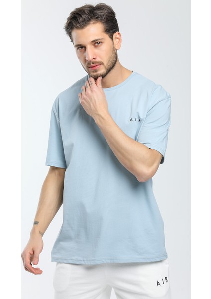 Bisiklet Yaka Air Baskılı Tshirt