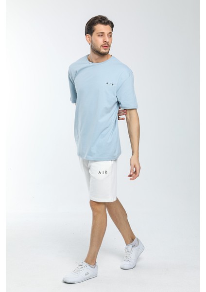 Bisiklet Yaka Air Baskılı Tshirt