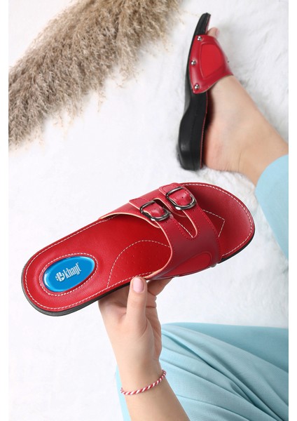 Melli Anatomik Jel Taban Günlük Kadın Terlik modelleri