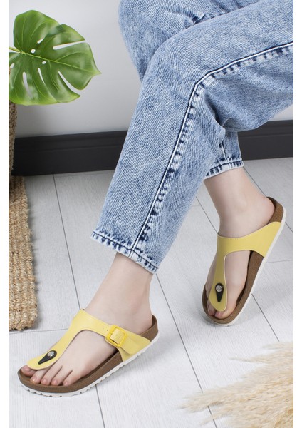 Angel Anatomik Parmak Arası Günlük Kadın Terlik