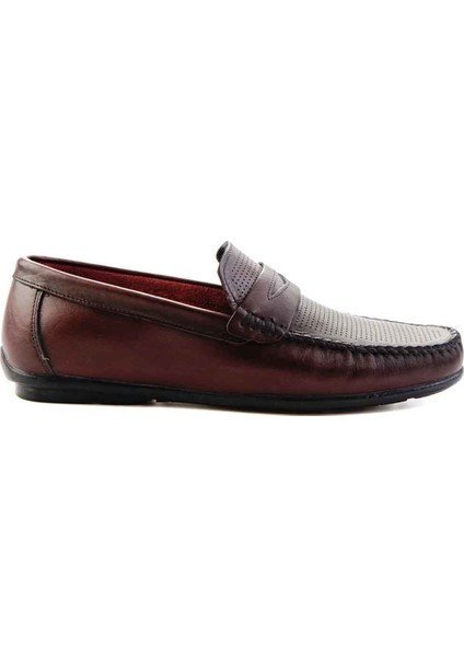 Bordo Loafer Ayakkabı E019052119