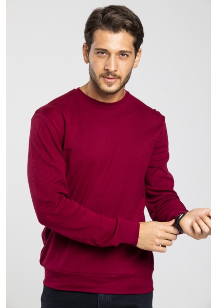 Bisiklet Yaka Sweat