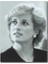 Ahşap Tablo Princess Diana Kısa Saç ve Küpeli Fotoğrafı 1
