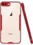 Apple iPhone 8 Plus Kılıf Kamera Korumalı Colorful Kapak - Kırmızı 1