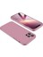 Apple iPhone 12 Pro Max Kılıf 3 Parçalı Tam Koruma Sert Mika Ays Kapak Rose Gold 1