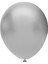 Metalik Silver Baskı Balonu 100' Lü 12inç 1