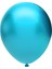 Metalik Açık Mavi Baskı Balonu 100'LÜ 12inç 1