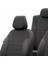 Renault Kangoo 1998-2009 Özel Üretim Koltuk Kılıfı Paris Design Bej - Siyah 4