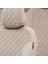 Renault Zoe 2012-2020 Özel Üretim Koltuk Kılıfı Madrid Design Tay Tüyü Bej 3