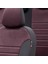 Skoda Scala 2019-2020 Özel Üretim Koltuk Kılıfı Milano Design Bordo - Siyah 3