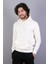 Erkek Kapüşonlu Ekru Sweatshirt 1
