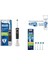 Vitality Cross Action Black Şarjlı Diş Fırçası + Oral-B Crossaction Elektrikli Diş Fırçası Yedek Başlığı 4'lü + Oral-B Onarım Orijinal 75 ml 1