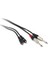 TKS-903 2x6.3mm Mono 2xrca Erkek-Erkek Kablo 3mt 1