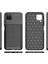 Samsung Galaxy A12 Kılıf Karbon Görünümlü Silikon - Kahverengi 4
