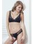 - Metal Aksesuarlı Dantel Brodeli Desteksiz Sütyen Takım 4767 2