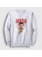 Unisex Beyaz Shhh Dexter Sweatshirt 1