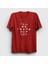 Unisex Kırmızı There Friends T-Shirt 1
