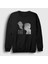 Unisex Siyah Smoke Peaky Blinders Sweatshirt 1