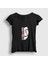 Kadın Siyah Mask V2 La Casa De Papel T-Shirt 1