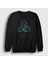 Unisex Siyah Forest Dark Sweatshirt 1