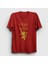 Unisex Kırmızı Roar Game Of Thrones T-Shirt 1