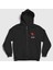 Unisex Siyah Professor V2 La Casa De Papel Fermuarlı Kapüşonlu Sweatshirt 1