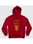 Unisex Kırmızı Roar Game Of Thrones Kapüşonlu Sweatshirt 1
