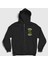 Unisex Siyah South Side Serpents V3 Riverdale Fermuarlı Kapüşonlu Sweatshirt 1