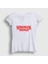Kadın Beyaz Logo V2 Stranger Things T-Shirt 1