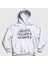 Unisex Beyaz Lights Stranger Things Kapüşonlu Sweatshirt 1