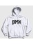 Unisex Beyaz Logo Dmx Kapüşonlu Sweatshirt 1