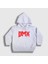 Unisex Çocuk Beyaz Logo V2 Dmx Kapüşonlu Sweatshirt 1