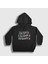 Unisex Çocuk Siyah Lights Stranger Things Kapüşonlu Sweatshirt 1