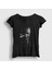 Kadın Siyah Ragnar V2 Vikings T-Shirt 1