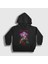 Unisex Çocuk Siyah Cover V3 Stranger Things Kapüşonlu Sweatshirt 1