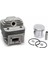 Motorlu Tırpan Silindir Piston Set 40MM Silindir Çontası Hediyeli 1