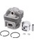 Motorlu Tırpan Silindir Piston Set 44MM Silindir Çontası Hediyeli 1