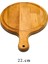 Ahşap 22CM Saplı Pizza Kesim Sunum Tabağı LBSPLPZ22 1