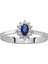 Pırlanta ve Oval Safir Taşlı Yüzük 0423R0055 1