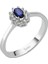 Pırlanta ve Oval Safir Taşlı Yüzük 0423R0055 2