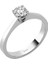 E Renk 0,54 Karat Pırlanta Tektaş Yüzük 0423R0060 2