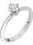 F Renk 0,33 Karat Pırlanta Tektaş Yüzük 0423R0154 2