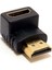 HDMI Dişi Erkek Çevirici Konnektör - 90 Derece HDMI Dirsek 1