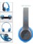 P47 Bluetooth Extra Bass Radyolu Katlanabilir Kulaklık Mavi 2