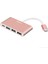 U23 Type-C To USB Çoğaltıcı 3 In 1 (Type-C + USB 3.0 + USB 2.0) Dönüştürücü Adaptör 2